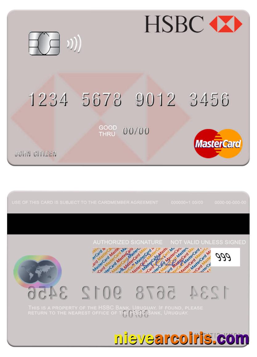 Uruguay HSBC Bank mastercard